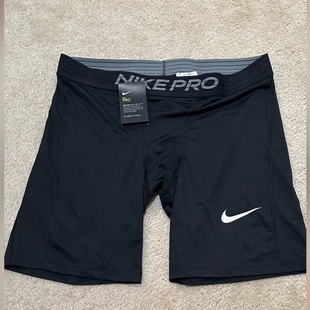 Nike Pro Men's Training Shorts - Black and Gray